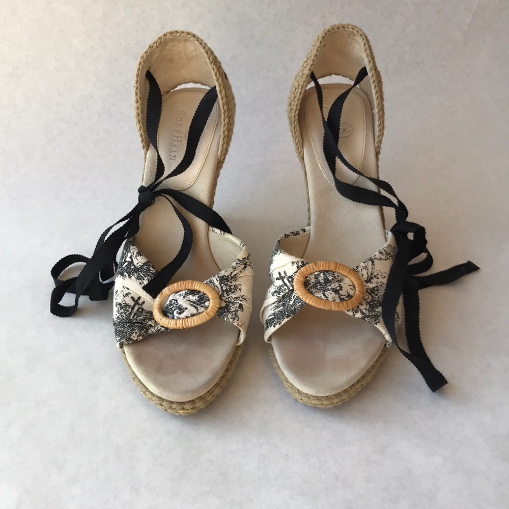 Cole Haan Strappy Espadrille Wedges